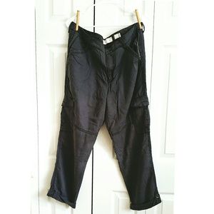 Anthropologie Hei Hei charcoal cargo pants.